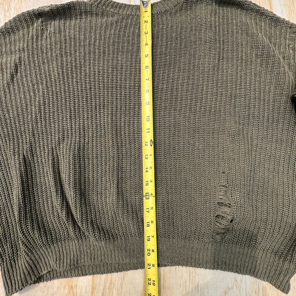 KAPITAL Made in Japan Oversized Distressed Knit Sweater RARE FIND Size 1 (small) - Picture 9 of 12